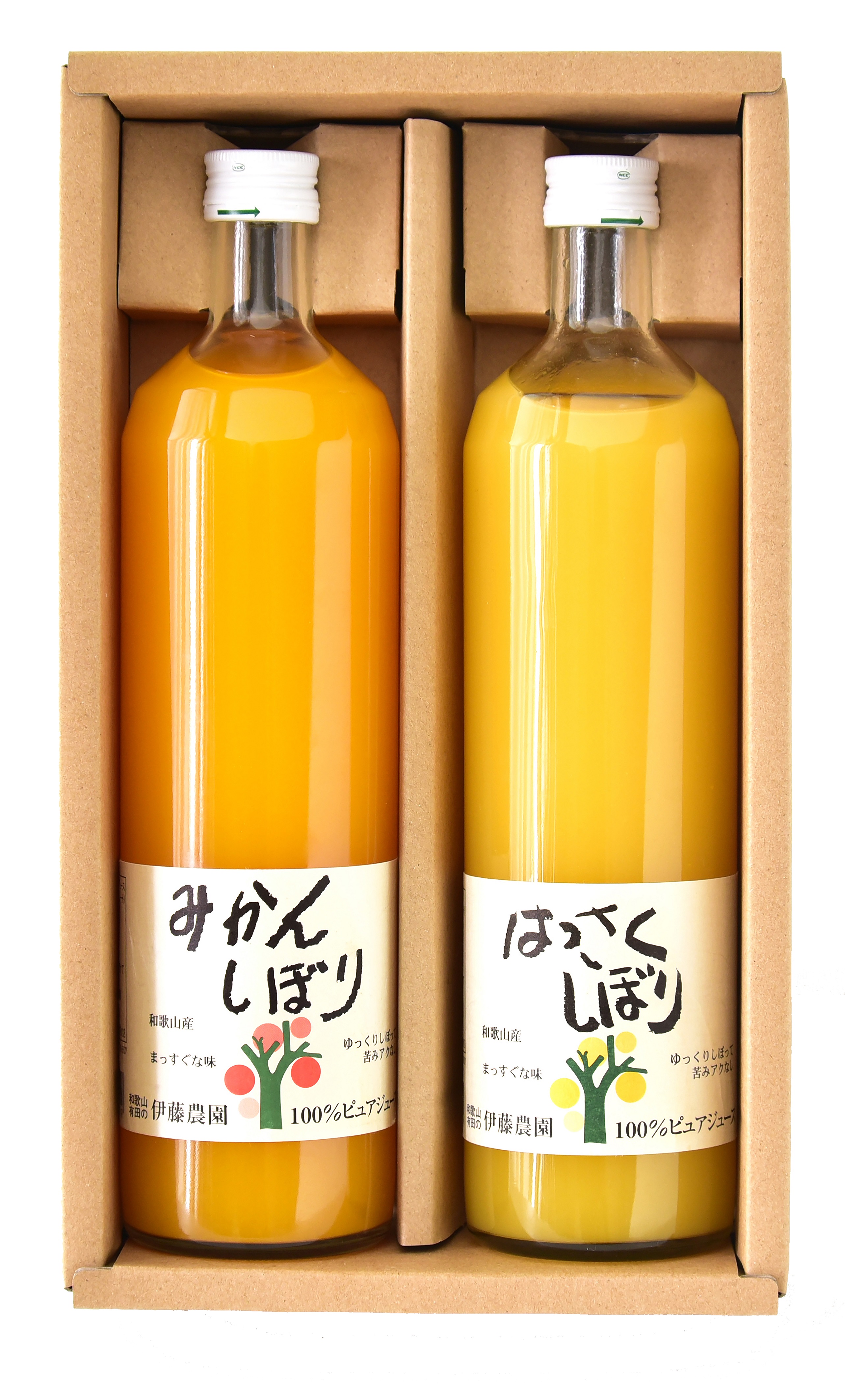 【和歌山】100%ピュアジュース750ml 2本入　☆