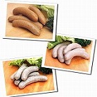 【鹿児島】黒豚ウインナー3種(スモーク・ホワイト・バジル各100g) ☆