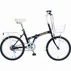 シンプルスタイル　２０型折畳自転車　ＬＥＤライト＆カギセット