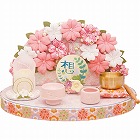 コンパクト祭壇　金襴　想　桜