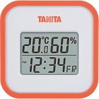 タニタ　デジタル温湿度計　オレンジ