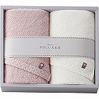 やさしいたおる　フェイスタオル２枚セット　ピンク