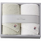 やさしいたおる　フェイスタオル２枚セット　グリーン