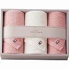 やさしいたおる　フェイスタオル３枚セット　ピンク