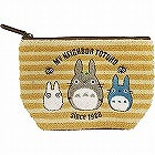 「となりのトトロ」・「魔女の宅急便」　サガラ刺しゅうポーチ　みんなで休憩