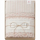 今治謹製　紋織タオルケット（木箱入）　ピンク