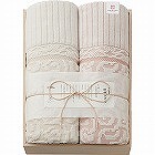 今治謹製　紋織タオルケット２枚セット（木箱入）