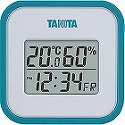 タニタ　デジタル温湿度計　ブルー