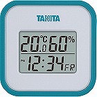 タニタ　デジタル温湿度計　ブルー