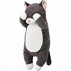 くびねっこ抱きまくら　クロネコ