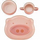 ストウブ　キッズ４点セット　ピンク