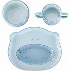 ストウブ　キッズ４点セット　ブルー
