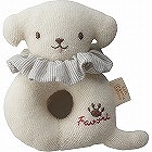 オーガニックリングガラガラ（鈴入り）　イヌ
