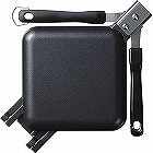 キャンプラス　折りたためるホットサンドメーカー
