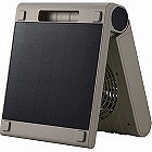 ソーラーパワーファン　グレイッシュ