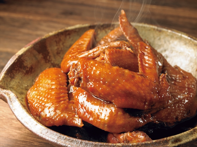 鶏三和　国産鶏の手羽煮［醤油味］　3袋　☆