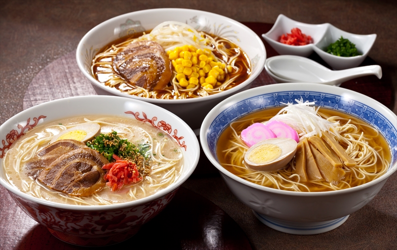 博多長浜ラーメン（3つの味）☆