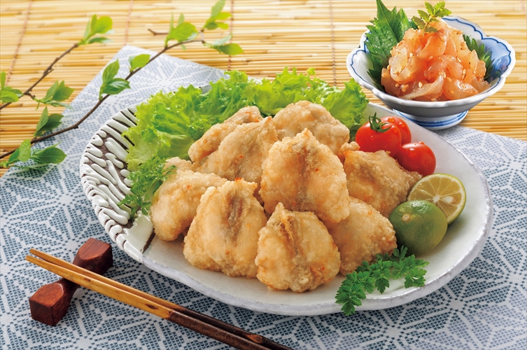 ふく唐揚げ・とらふく塩辛セット　☆