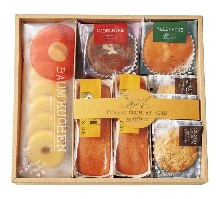 深川カントリーファーム　有精卵を使ったこだわりスイーツセット　Ｂ　☆