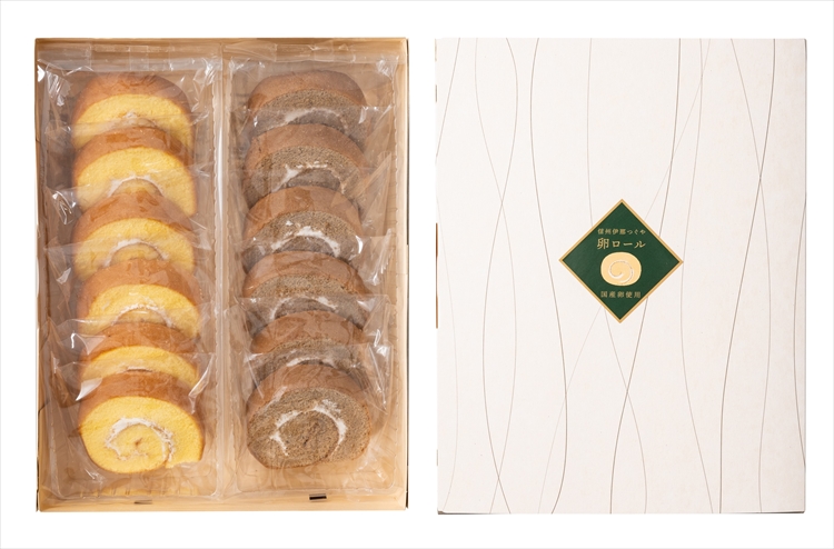 信州伊那　つぐや　国産たまごを使ったたまごロールケーキ　２本セット　☆