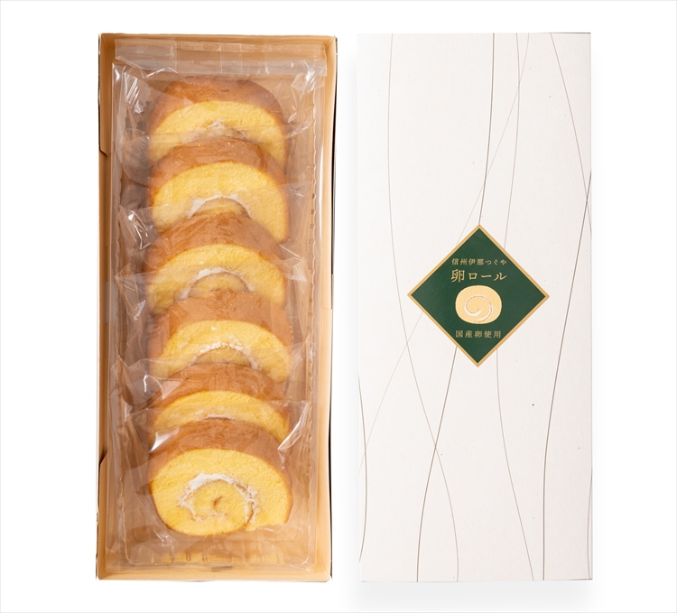 信州伊那つぐや　国産たまごを使ったたまごロールケーキ　プレーン　☆