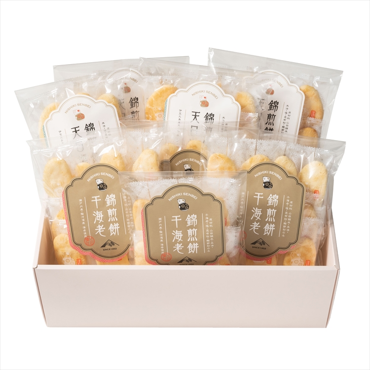 ＮＩＳＨＩＫＩ　ＳＥＮＢＥＩ　自然な素材でつくった錦煎餅　７８枚　☆