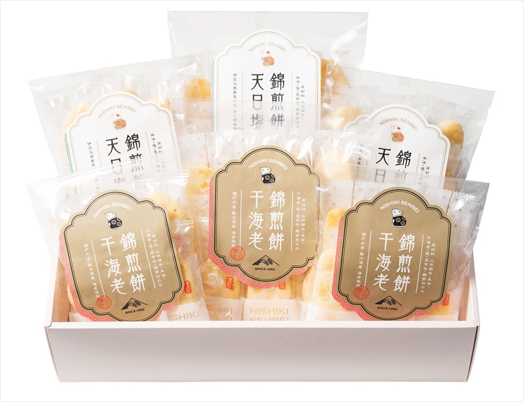 ＮＩＳＨＩＫＩ　ＳＥＮＢＥＩ　自然な素材でつくった錦煎餅　４６枚　☆