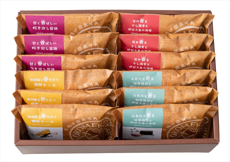 ＯＫＯＭＥｎｏＫＡＯＲＩ　手揚げ京あられ　１２袋　☆
