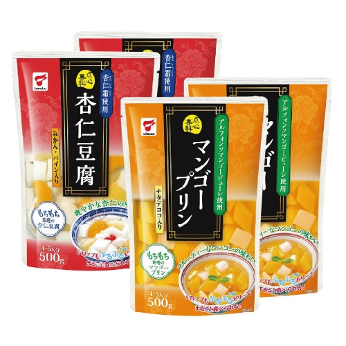 杏仁豆腐　マンゴープリンセット　☆