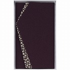 小花エステルちりめん金封ふくさ　紫