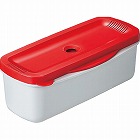 電子レンジスチームパスタメーカー　レッド