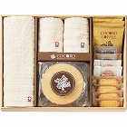 ココロ　今治タオル・バウムクーヘンセット（木箱入）　☆