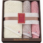 極ふわ　やさしいたおる　エレガントライン　ロングバス・フェイスタオルセット