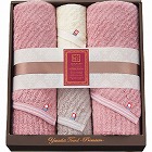 極ふわ　やさしいたおる　エレガントライン　ロングバス・フェイスタオルセット