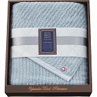 極ふわ　やさしいたおる　クラシックライン　ロングバスタオル　ライトブルー