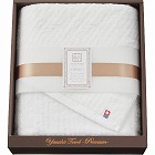 極ふわ　やさしいたおる　ベーシックライン　ロングバスタオル　ホワイト