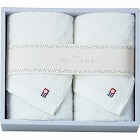 やさしいたおる　フェイスタオル２枚セット　ホワイト