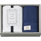 リビングウィズオーガニック　フェイス・ウォッシュタオルセット