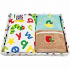 はらぺこあおむし　フェイス・ループ付きウォッシュタオルセット