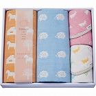 ふわら　四重織フェイスタオル・六重織タオルハンカチセット