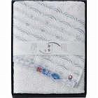 なごみね　バスタオル　ブルー