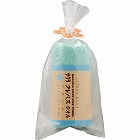 クレパスタオル　タオルハンカチ　ブルー