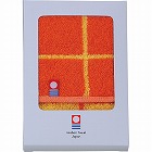 今治産タオルハンカチ　オレンジ