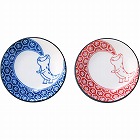 江戸っ子恐竜　まめ皿・箸置ペア