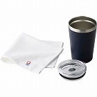 アミーホーム　カップインタンブラー＆タオル　ネイビー