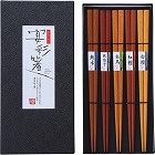 木箸　５膳セット　禅