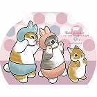 モフサンド　ダイカットバス３個　うさにゃん