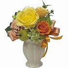 フェリス（プリザーブドフラワー）　イエロー