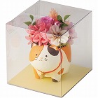 アニマルプリザ（プリザーブドフラワー）　ねこ