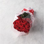 バラの花束　１０本から１５本までのお申し込み　レッド
